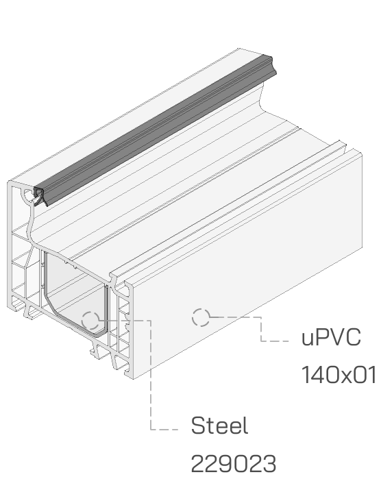 Frame — Window cross-section