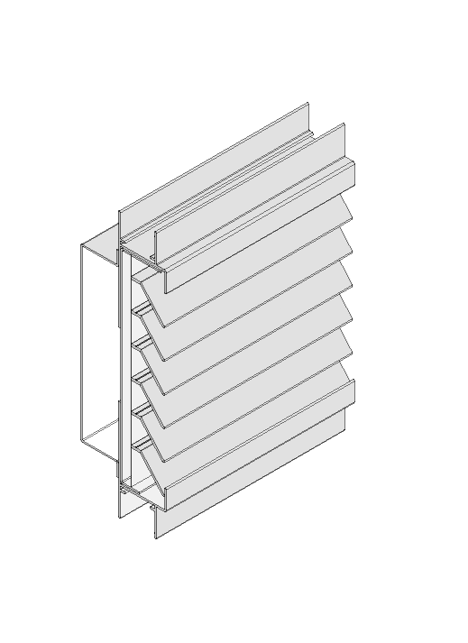 Louver cross-section