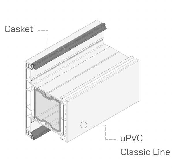 Post — Standard cross-section