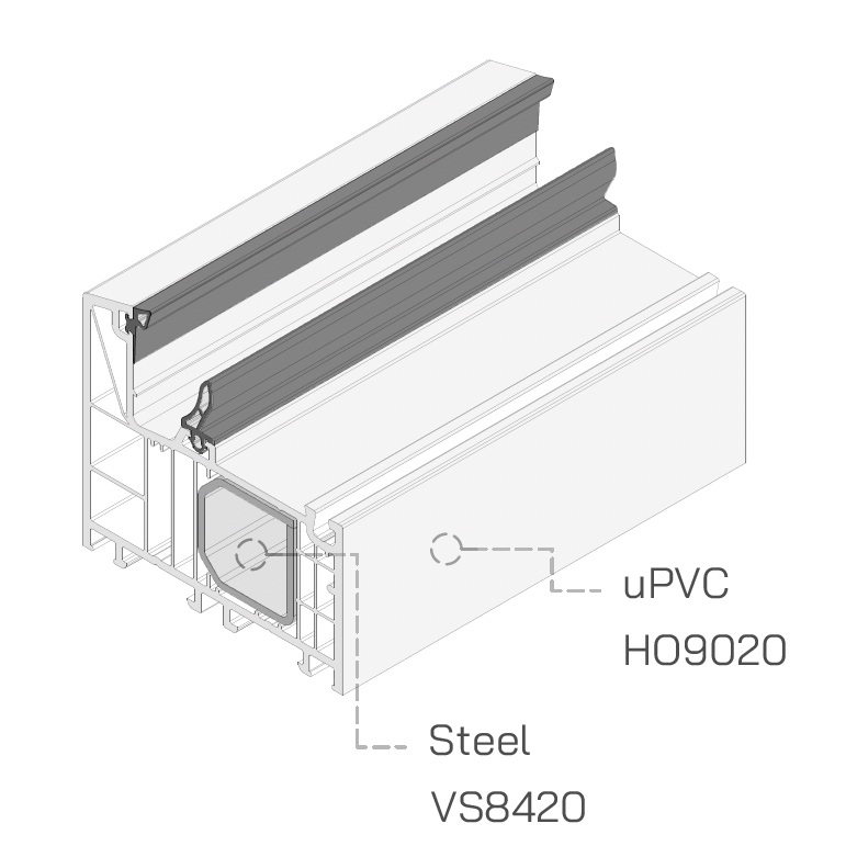 Frame cross-section